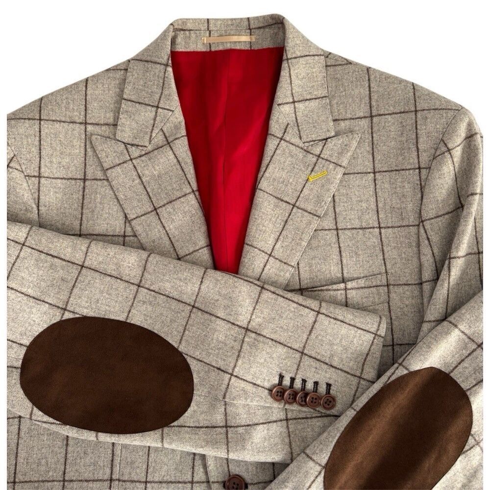 STUNNING Vitale Barberis Canonico 44 Blazer Wool Custom for Alec Ogletree READ